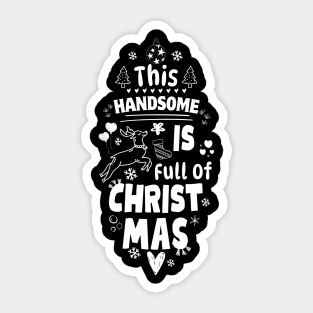 Full of Christmas Charm Sticker